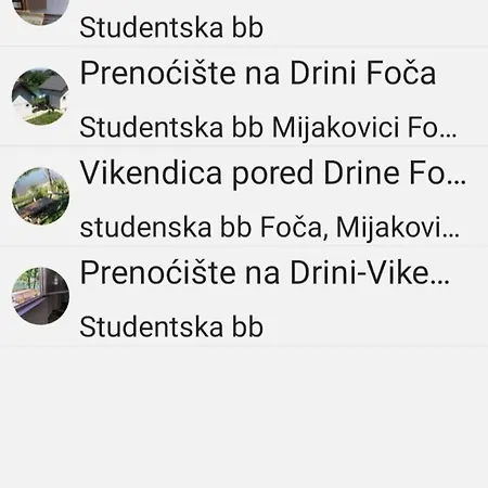 度假居 Vikendica Pored Drine Foca Handici