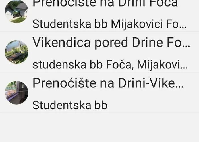 度假居 Vikendica Pored Drine Foca Handici